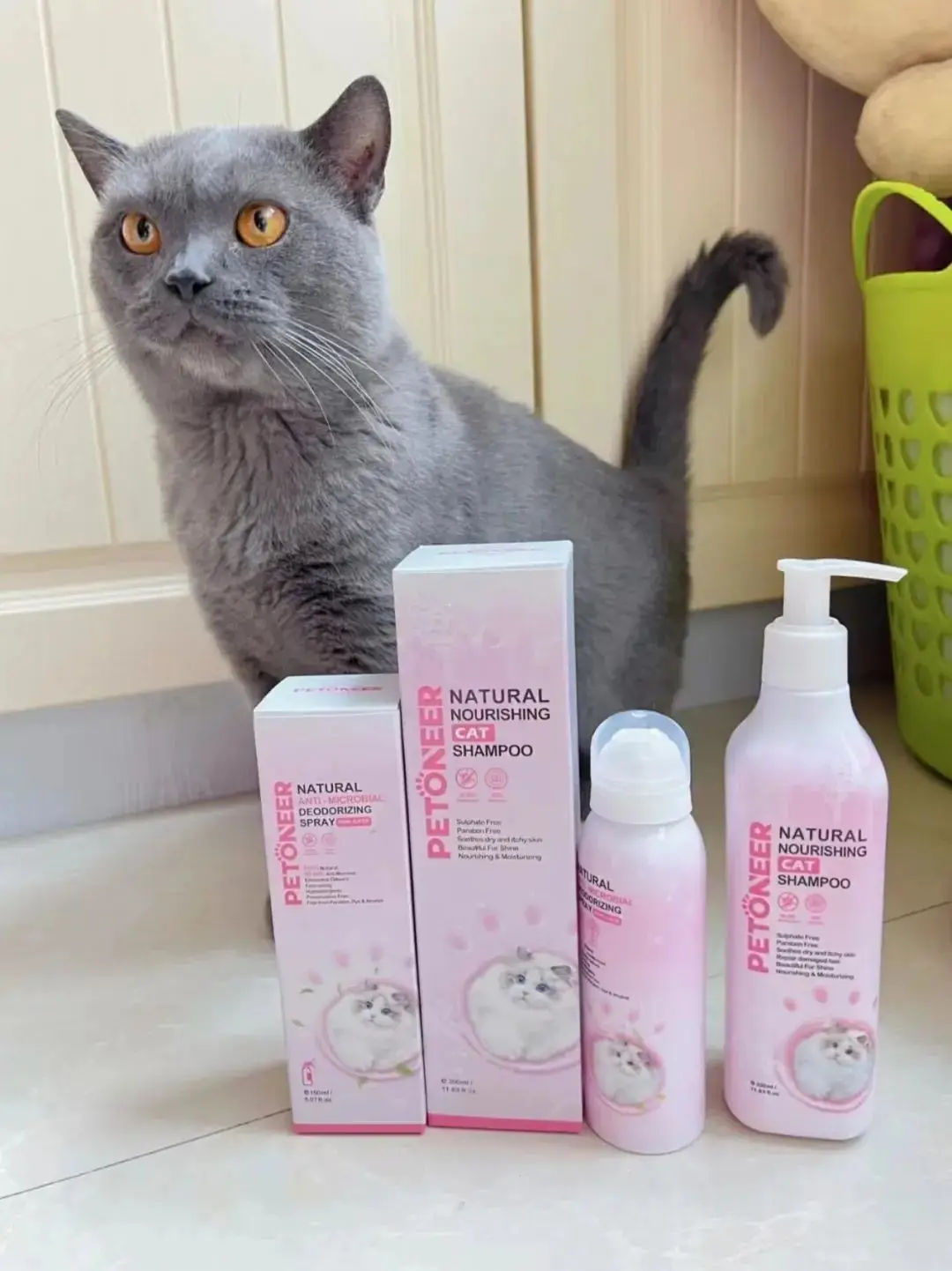 猫咪狗狗除味护理_PETONEER贝德尼宠物洗护套装_狗狗沐浴露的香味持久性