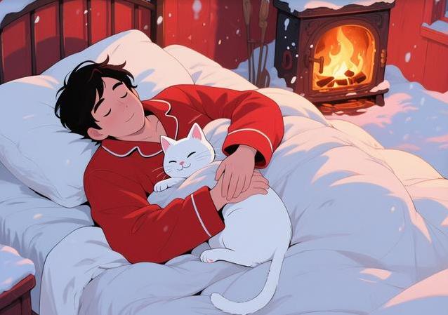 猫咪为什么喜欢睡在书堆里_猫咪贴身睡觉安全感_猫咪钻被窝取暖原因