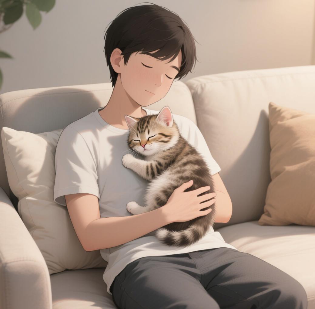 猫咪催促主人上班_猫咪为什么喜欢睡在书堆里_猫咪睡床原因