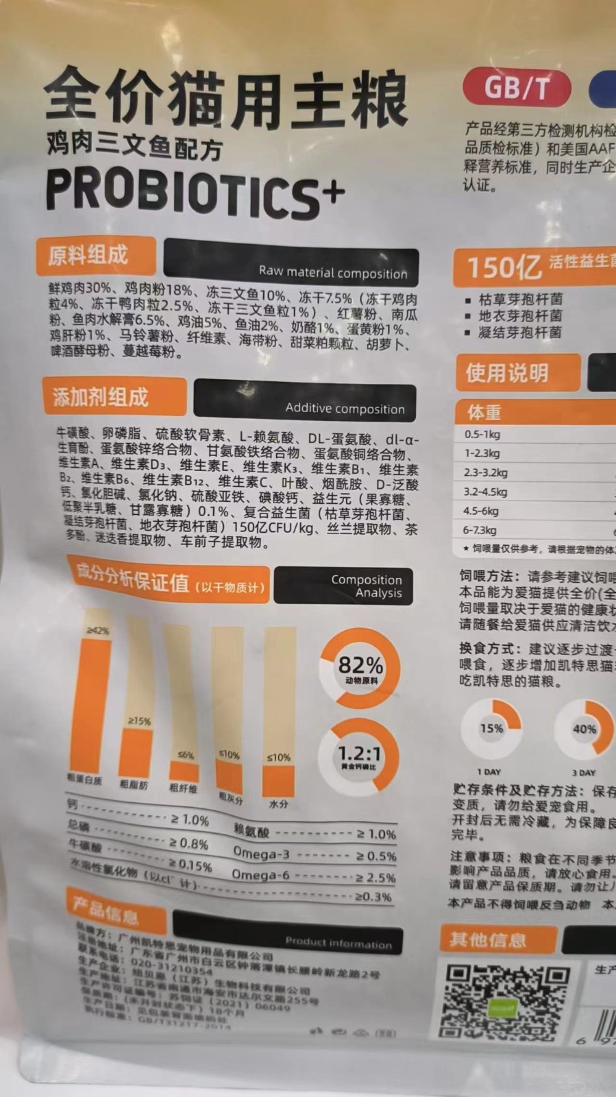 猫咪健康饮食需求_猫咪最喜欢的猫粮口味_凯特思鸡肉三文鱼猫粮E79