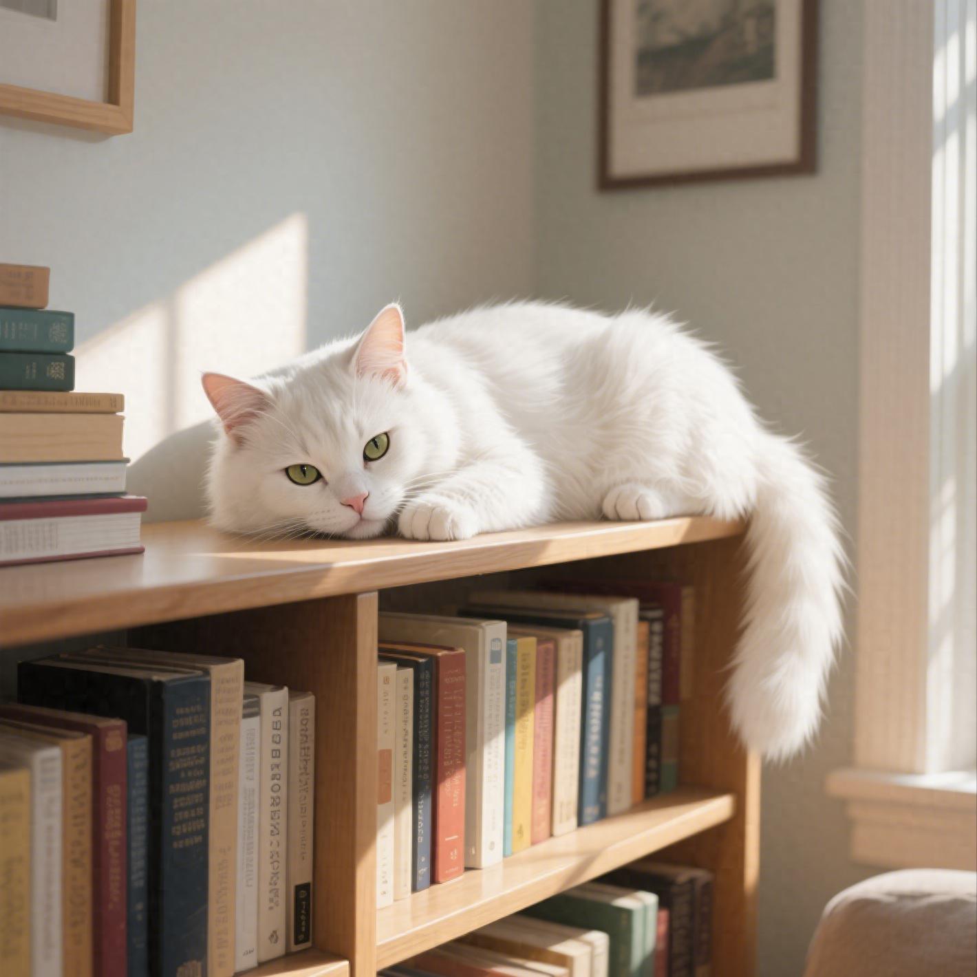猫咪睡姿分析_猫咪为什么喜欢睡在书堆里_猫咪寻找安全感睡姿