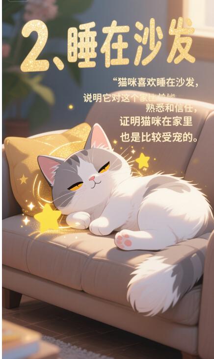 猫咪睡觉地点分析_猫咪为什么喜欢睡在书堆里_猫咪对家信任值解读
