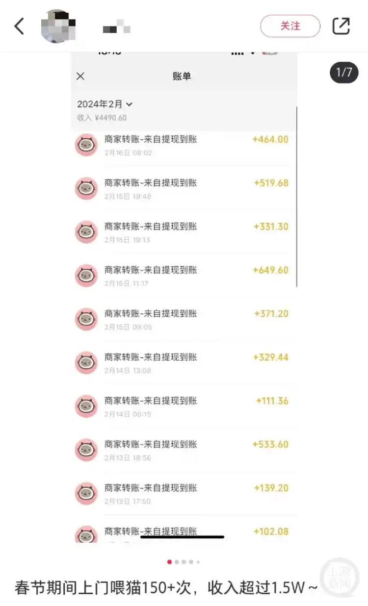 上门喂猫兼职收入_上门服务如何安抚紧张宠物_春节宠物喂养兼职