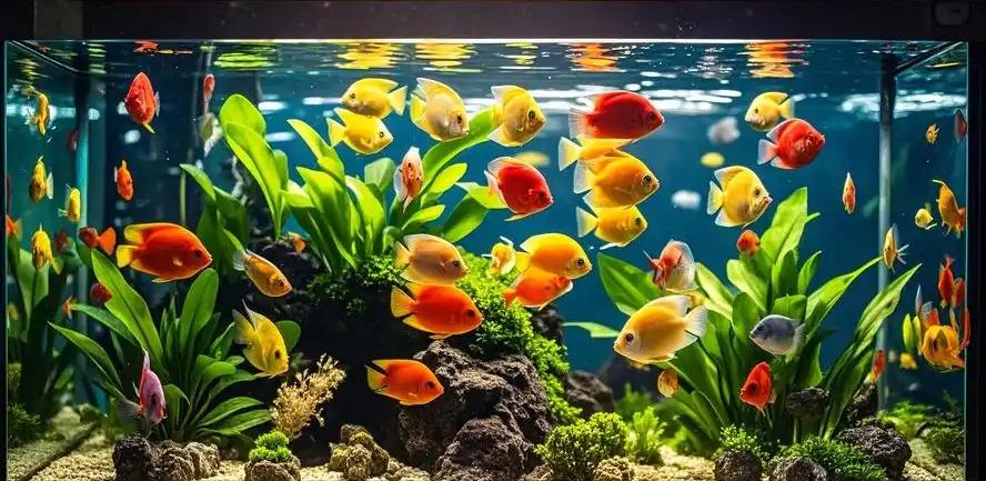 鱼缸选择与布置_养鱼达人都在用的喂食技巧_家庭鱼缸养鱼技巧