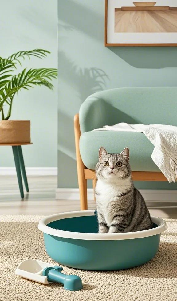猫砂盆材质选择_猫砂盆安全设计_如何选择最适合的猫砂盆