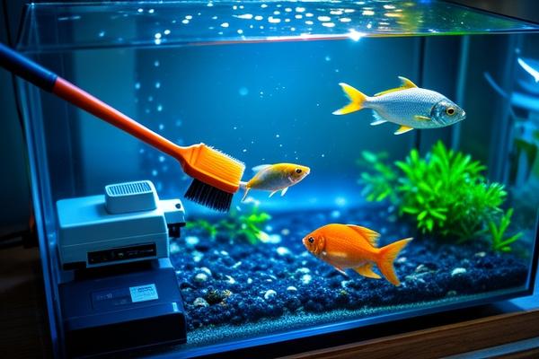 大鱼缸清洗的全过程-派特超人-宠物